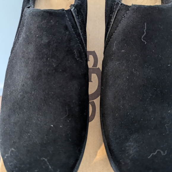UGG Women's Black Suede Shoes - Picture 2 of 9